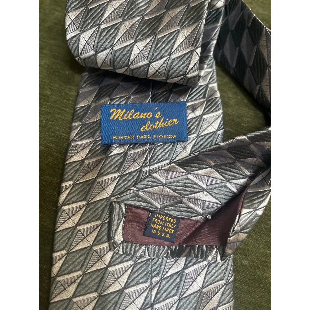 Milanos Clothier three silk